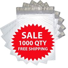 #000 ( 4x7 ) Poly Bubble Mailers ( 500 x 2 =  1000 QTY ) Fast Shipping!, usado comprar usado  Enviando para Brazil