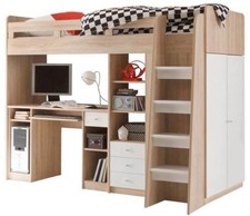 Hochbett schreibtisch schrank gebraucht kaufen  Neu-Ulm