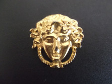 Vintage VERSACE Testa di Medusa Spilla da Incastrare Made in Italy ho Swarovski na sprzedaż  Wysyłka do Poland
