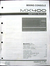 Consola mezcladora Yamaha MX400 manual de servicio original, libro de piezas esquemáticas, usado segunda mano  Embacar hacia Argentina