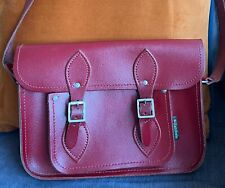 Red real leather for sale  Shipping to Ireland