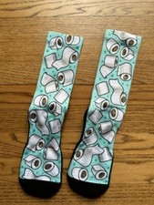MEIAS DE PAPEL HIGIÊNICO novidade engraçada - Masculino / Feminino - Piada de banheiro quarentena TP comprar usado  Enviando para Brazil
