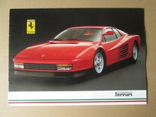Ferrari car brochure for sale  BADMINTON