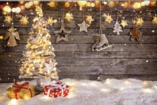 Christmas tree backdrop for sale  ROMFORD