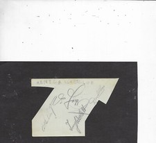 1950s original autographs for sale  LONDON