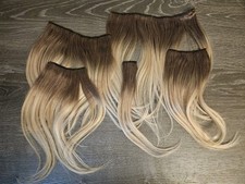 5 novas extensões de cabelo humano Ombre clipe loiro comprimento médio  comprar usado  Enviando para Brazil
