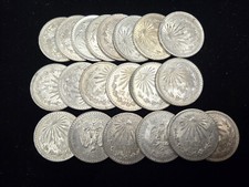 México 1920-1945 Un Peso 0.720 Plata Resplandores Lote de 20 Monedas segunda mano  Embacar hacia Mexico