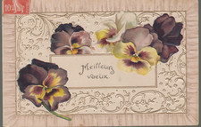 Waffled relief postcard d'occasion  Expédié en Belgium