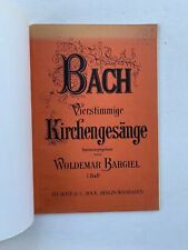 Noten bach vierstimmige gebraucht kaufen  Berlin