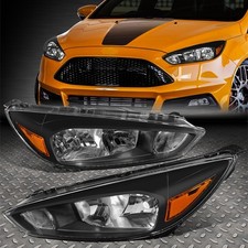 PARA 15-18 FORD FOCUS ESTILO OE CARCAÇA PRETA FARÓIS DE CANTO ÂMBAR comprar usado  Enviando para Brazil