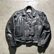 Jaqueta de motociclista masculina de couro vintage excelente tamanho 40 levemente desgastada  comprar usado  Enviando para Brazil