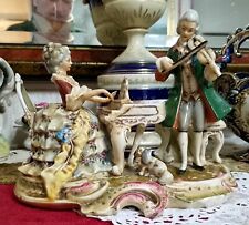Antique capodimonte harpsichor for sale  UK