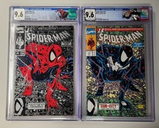 Spider-Man #1 and Spider-Man #13 - CGC 9.6 Etiquetas Personalizadas - Novas Lajes - McFarlane comprar usado  Enviando para Brazil