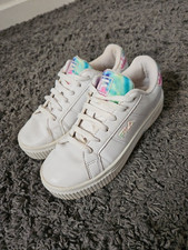 Fila girls white for sale  BRACKNELL