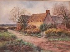 British landscape watercolour for sale  HASTINGS