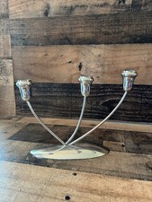 Candelabro de prata fina auflage wolff meados do século Art Deco suporte de vela triplo comprar usado  Enviando para Brazil