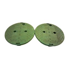 NDS 111C 10 pol. Tampa de caixa de válvula de irrigação de plástico verde redonda x2 comprar usado NDS 111C 10 pol. Tampa de caixa de válvula de irrigação de plástico verde redonda x2 comprar usado  Enviando para Brazil