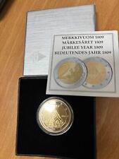 2 EUROS FINLANDIA 2009 CONMEMORATIVOS PROOF Y CERTIFICADO. 200 AÑOS DE AUTONOMIA, usado comprar usado  Enviando para Brazil