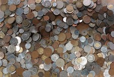 LOTE MISTO DE 40 LIBRAS (AVDP) MOEDAS ESTRANGEIRAS Mundo Enorme Lote a Granel SEM CENTAVOS CANADENSES! comprar usado  Enviando para Brazil