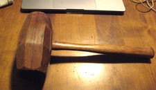 Vintage hardwood mallet for sale  Norfolk