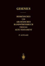 Wilhelm gesenius hebräisches gebraucht kaufen  Stuttgart