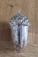 Weihnachtskugel glas silbern gebraucht kaufen  Dachau