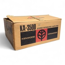 VINTAGE 1976 Kenwood KA-3500 Stereofoniczny wzmacniacz zintegrowany z pudełkiem *CZYSTY* na sprzedaż  Wysyłka do Poland