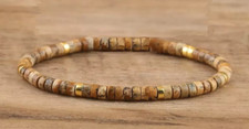 Bracelet perles jaspe d'occasion  Bordeaux-
