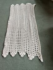 Cream crocheted blanket for sale  LONDONDERRY