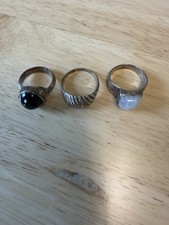 Vintage black onyx for sale  DARTFORD