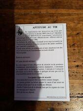 Certificat aptitude tir d'occasion  Montpellier-