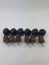 Sofá móveis vintage latão e madeira carvalho pés cadeira pernas mesa rodas madeira, usado comprar usado  Enviando para Brazil