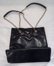 Black reptile embossed for sale  West Palm Beach