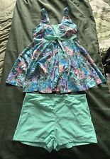 Tropical print tankini for sale  SOUTH MOLTON