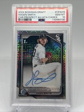 2024 Bowman Draft - Chrome Prospect Auto Hagen Smith #CPA-HS Choice /150 PSA 10 comprar usado  Enviando para Brazil