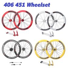 Conjunto de rodas de bicicleta infantil 20 polegadas 406 451 frente traseira dobrável conjunto de rodas de parede dupla comprar usado  Enviando para Brazil