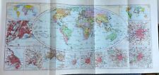 Carta geografica mappamondo usato  Macerata
