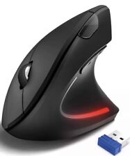 Mouse sem fio ergonômico TECKNET TK-MS007 - Preto grátis P&P, usado comprar usado  Enviando para Brazil