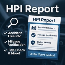Hpi report vehicle for sale  WINSFORD