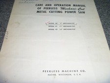 Peerless mechani cut for sale  Dubuque