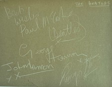 Beatles autographs full for sale  LONDON