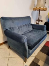 Divano velluto blu usato  Castelnuovo del Garda