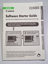 Guia inicial de software original Canon para solução de câmera digital disco 28, En comprar usado  Enviando para Brazil