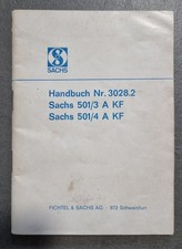 Betriebsanleitung sachs 501 gebraucht kaufen  Rheinmünster