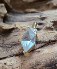 Gold anhänger aquamarin gebraucht kaufen  Lindenfels