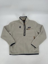 Patagonia Sherpa Fleece Quarter Zip Unisex Size M's S/ W's M (LOGO) Beige comprar usado  Enviando para Brazil