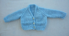 Hand knitted doll for sale  CARDIGAN