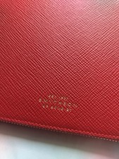 Smythson red leather for sale  LINCOLN
