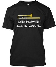 Trombone The Instrument Chooses - Camiseta Musician Feita nos EUA Tamanho P a 5XL comprar usado  Enviando para Brazil
