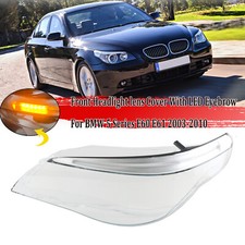 Links Streuscheibe Scheinwerfer mit LED für 5er BMW E60 E61 2003-2010 Scheibe comprar usado  Enviando para Brazil
